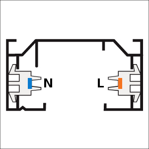 1F - Single Circuit Track Lighting