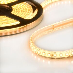 LED AQUA827 strip 24V 10W IP68 2700K 700lm/m 120LED/m 5m roll