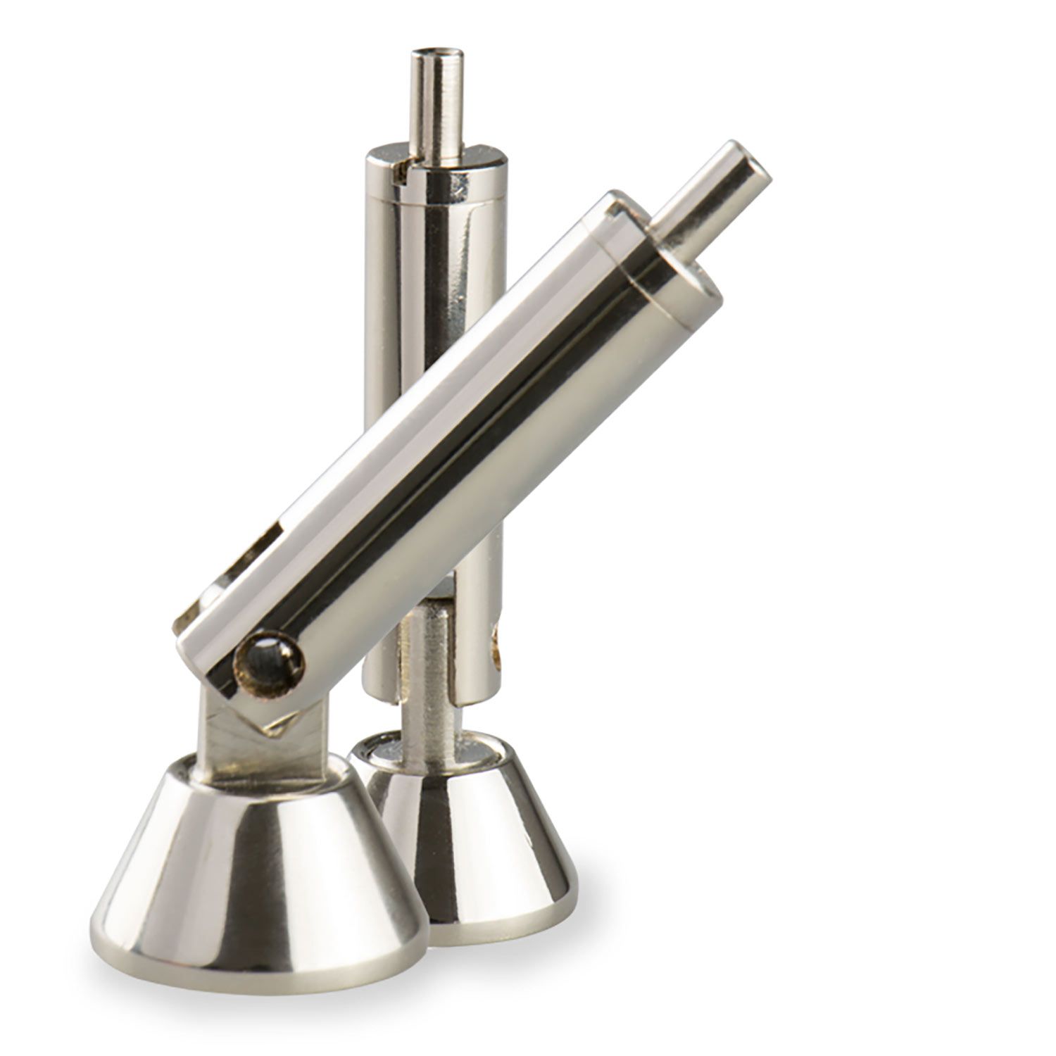 Ceiling screw connection (2 pcs.) with integrated slide clamp and joint for steel cables