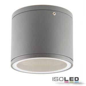 Surface mounted GX53 light IP54, silver grey