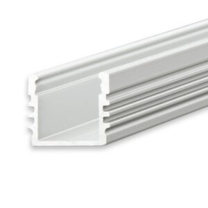 LED surface mount profile SURF12 aluminium anodised, 200cm