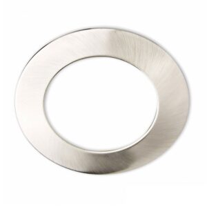 Cover aluminium round Satin Nickel for spotlight recessed Sys-90