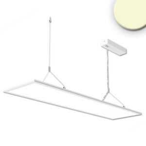 LED Office pendant lamp Up+Down, 20+20W, 30x120cm, white, UGR<19, 3000K, DALI dimmable