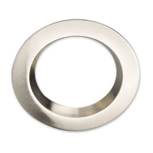 Cover aluminium round Satin Nickel recessed for spotlight recessed Sys-90