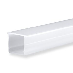 IP54 Moistureproof COVER21 19mm opal white 200cm for profile SURF16