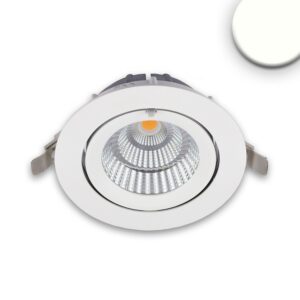 LED shop downlight Sphere, 35W 3200lm swivel-out, white,4000K neutral white