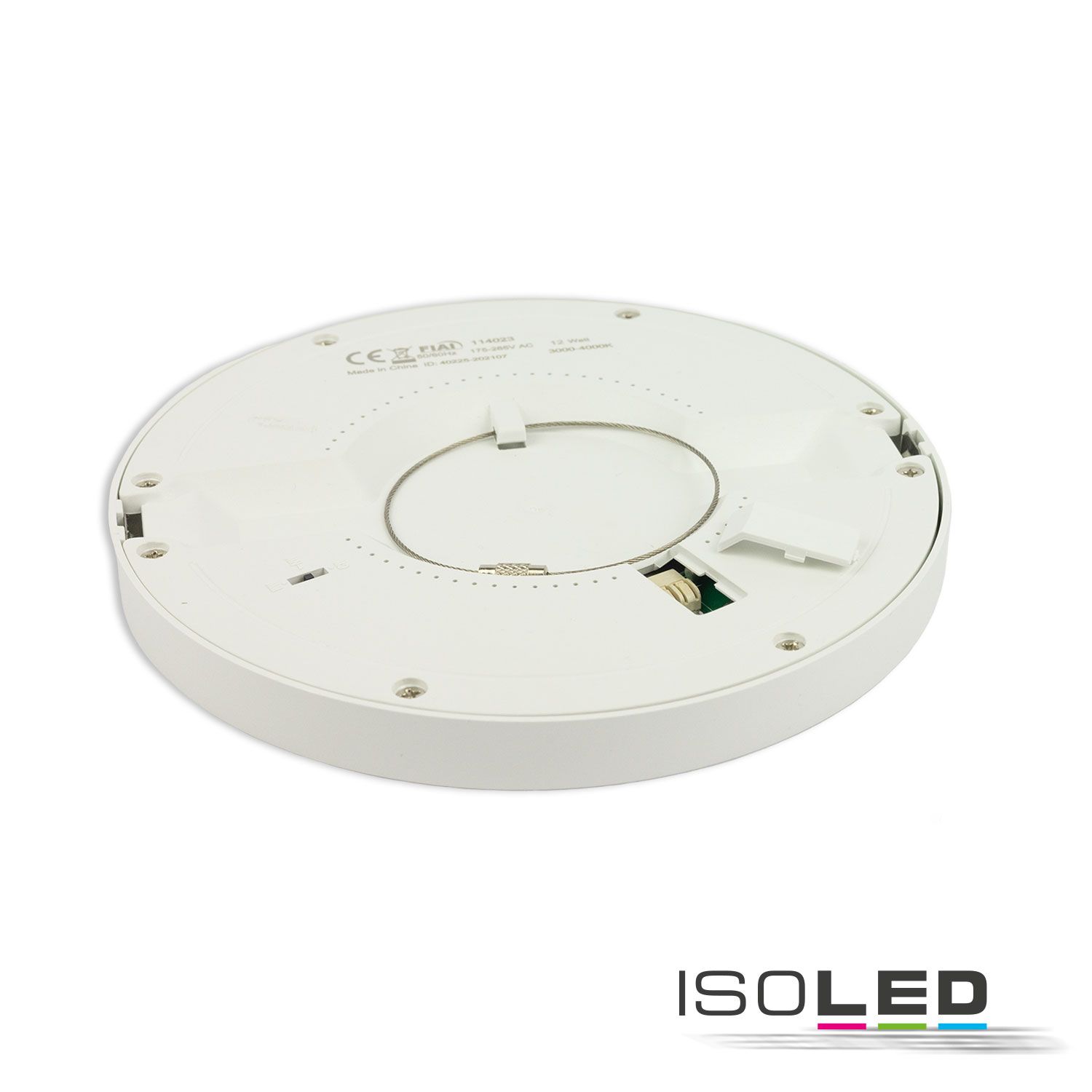 LED surface mount/recessed light Slim Flex, 6W, black, ColorSwitch 3000K|3500K|4000K - Image 6