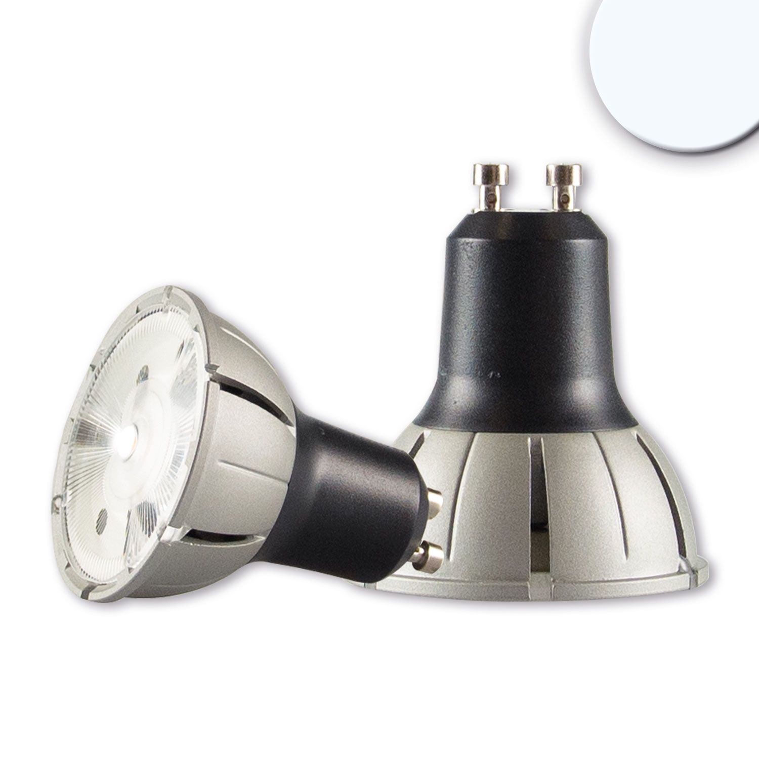 10° GU10 LED 8W 4000K 450lm CRI95 dimmable, PREMIUM flicker free spotlight