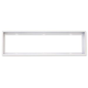 Surface mounting frame white RAL 9016, ht 5cm, for LED panels 300x1200, pre-assemb. for quick mount.
