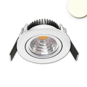 68 MiniAMP alu brushed 5W 24V 2700k, dimmable LED downlight