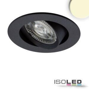 ISOLED Rustic™ 9W suunatav LED süvisvalgusti 3000K 850lm 45° must dimmerdatav