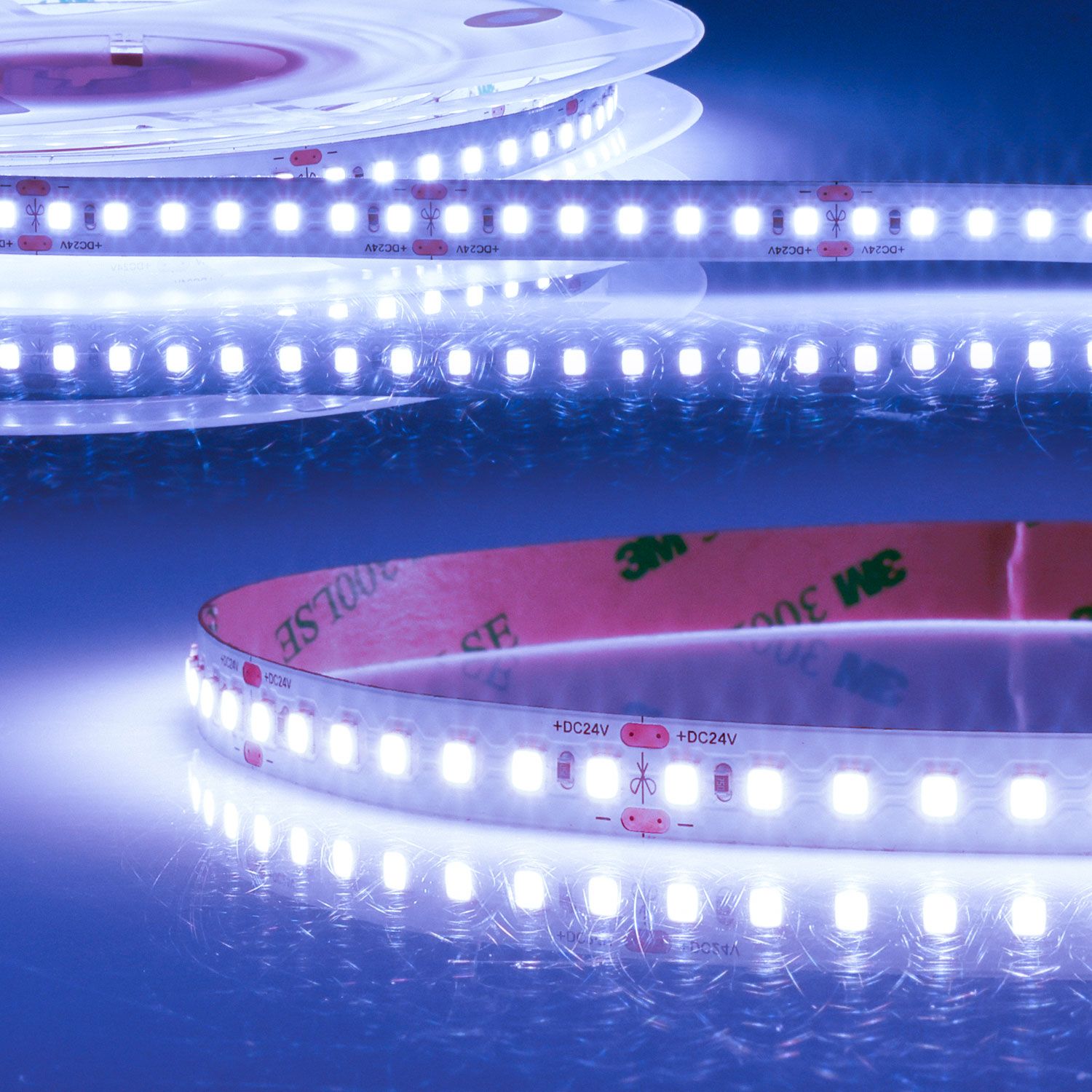 LED CRI Food flex stripe Fish 24V 14,4W, IP20, 5m roll, 140 LED/m