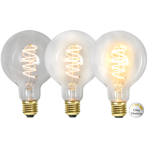 LED bulb E27 4W 68/135/270lm 2100K DECOLED SPIRAL 3-STEP DIM