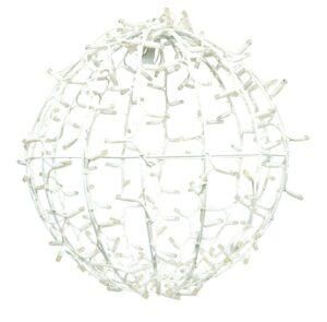 PROSYSTEM 3D Light Ball 50cm 158LED 3000K, white cable, connectable