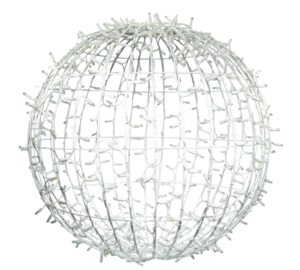 PROSYSTEM 3D Valguspall 80cm 280LED 3000K soe valge, valge kaabel, jätkatav