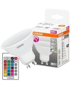 OSRAM ™ GU10 LED bulb RGBW 120° 4.5W 250lm with remote