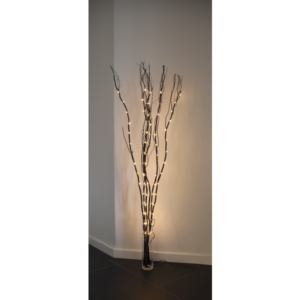 Willow Branches 115cm with LED light, black