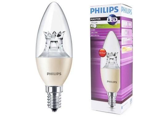 Philips 9290029789 Lampadina LED 7W E14, Luce Calda, Resa 60W