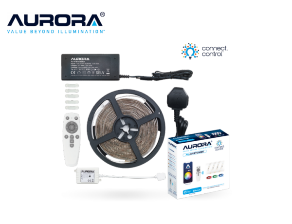 AURORA Connect Control Starter Kit: 3m RGBTW LEDriba+pult