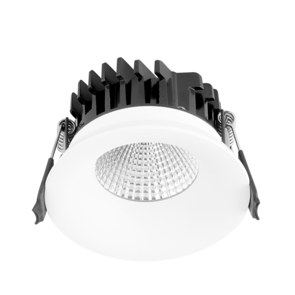 AURORA CurveE™ 8x5cm LED Downlight 7W 3000K 640lm 60° IP44 dim