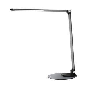 Desk Lamp MANHATTAN Ultra-slim, Aircraft-grade Alloy, 6 Brightness + 3 Color Modes, Memory Function, Smart USB Charging Port - Space Gray