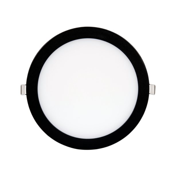 Slim Ø24cm LED süvisvalgusti 15W 3000K/4000K/5700K 90° 990lm must dim