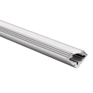 LED profile Corner 45 19x19mm with opal click cover 2m