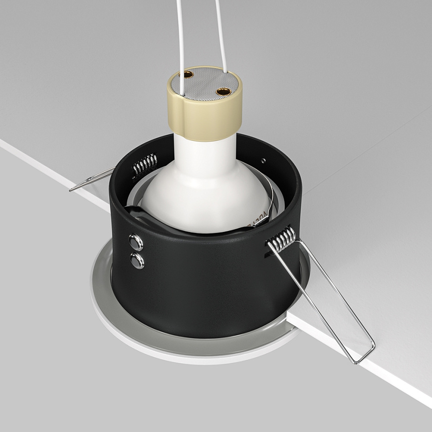 Maytoni Technical Deep GU10 pirni süvistamisrõngas Ø8.5cm IP65 valge - Image 6