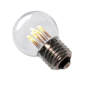 LED bulb GolfBall E27 1W 190° 50lm 6LED warm white
