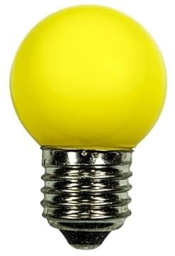 LED bulb GolfBall E27 1W 190° yellow