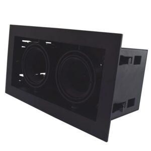BOX LIGHT DOUBLE GU10 adjustable fixture set, black