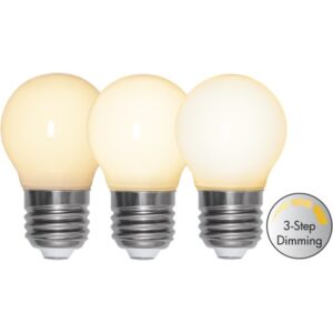 LED bulb GolfBall E27 4W 2700K 35/175/350lm 3stepDim