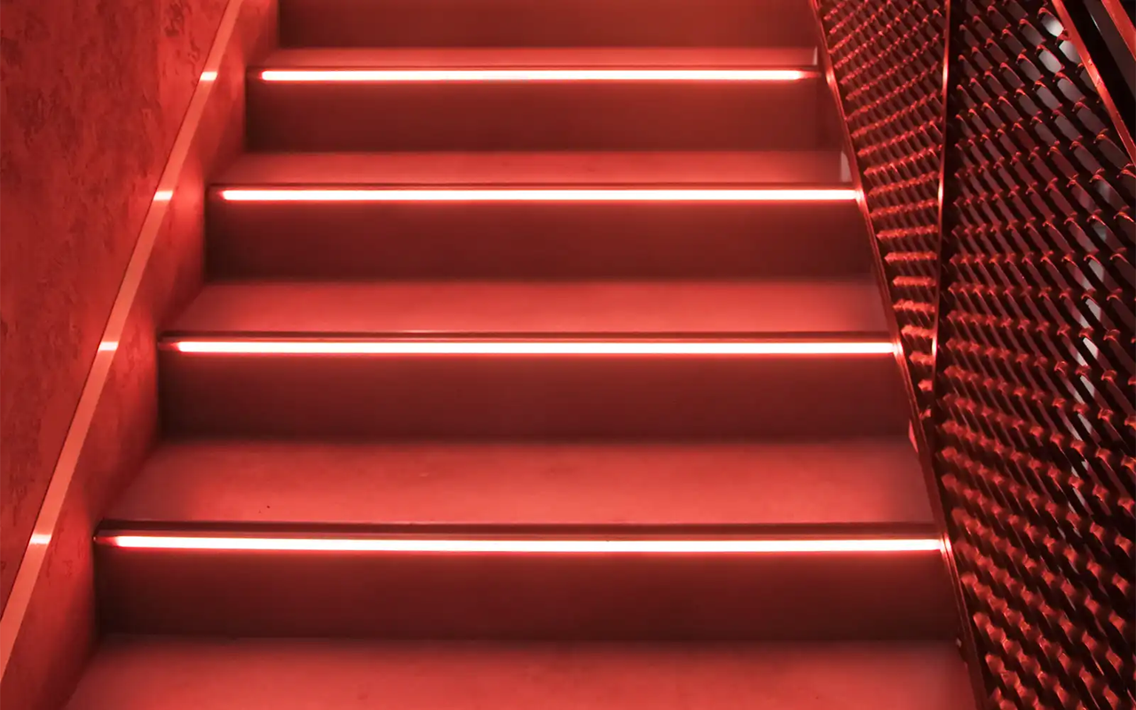 LED stair profile STAIRS13, anodized 200cm - Image 7