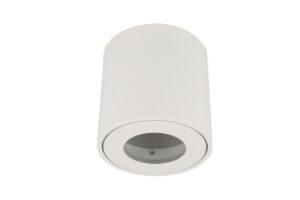 LED LINE® TUBE GU10 surface downlight 8x8cm IP44, white