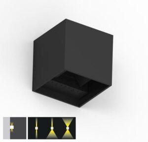 Wall Lamp CUBE 6W 3000K DIM Black 10x10x10cm