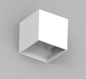 Wall Lamp Cube 10x10x10cm 6W 3000K Dimmable White