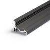 CORNER10 BC/UX LED profile 2000 black anodized aluminum