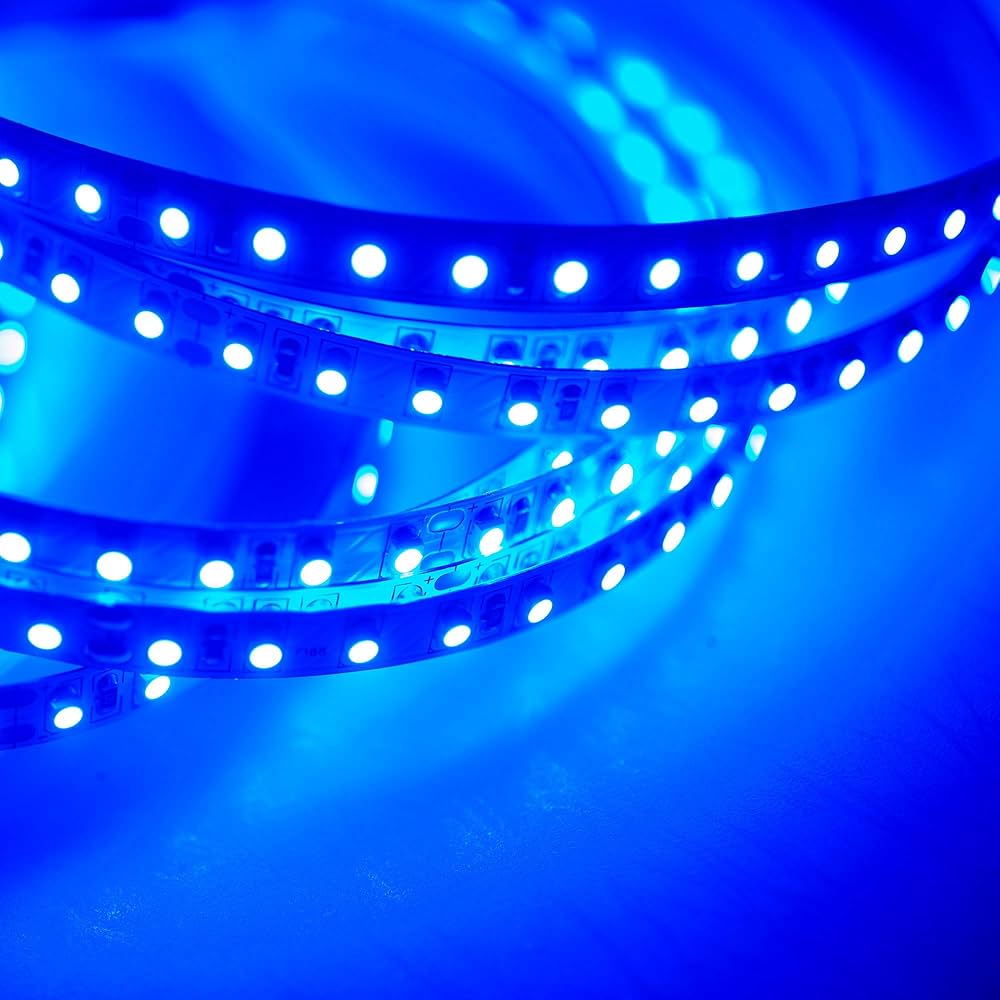LED Strip | 24V | 120 LED/m 3528 | 5 meter | IP20 | Blue
