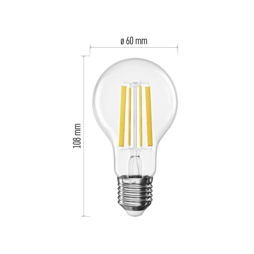 LED Bulb E27 10.5W(100W) 1521lm 2700K Warm white Filament A60 - Image 2