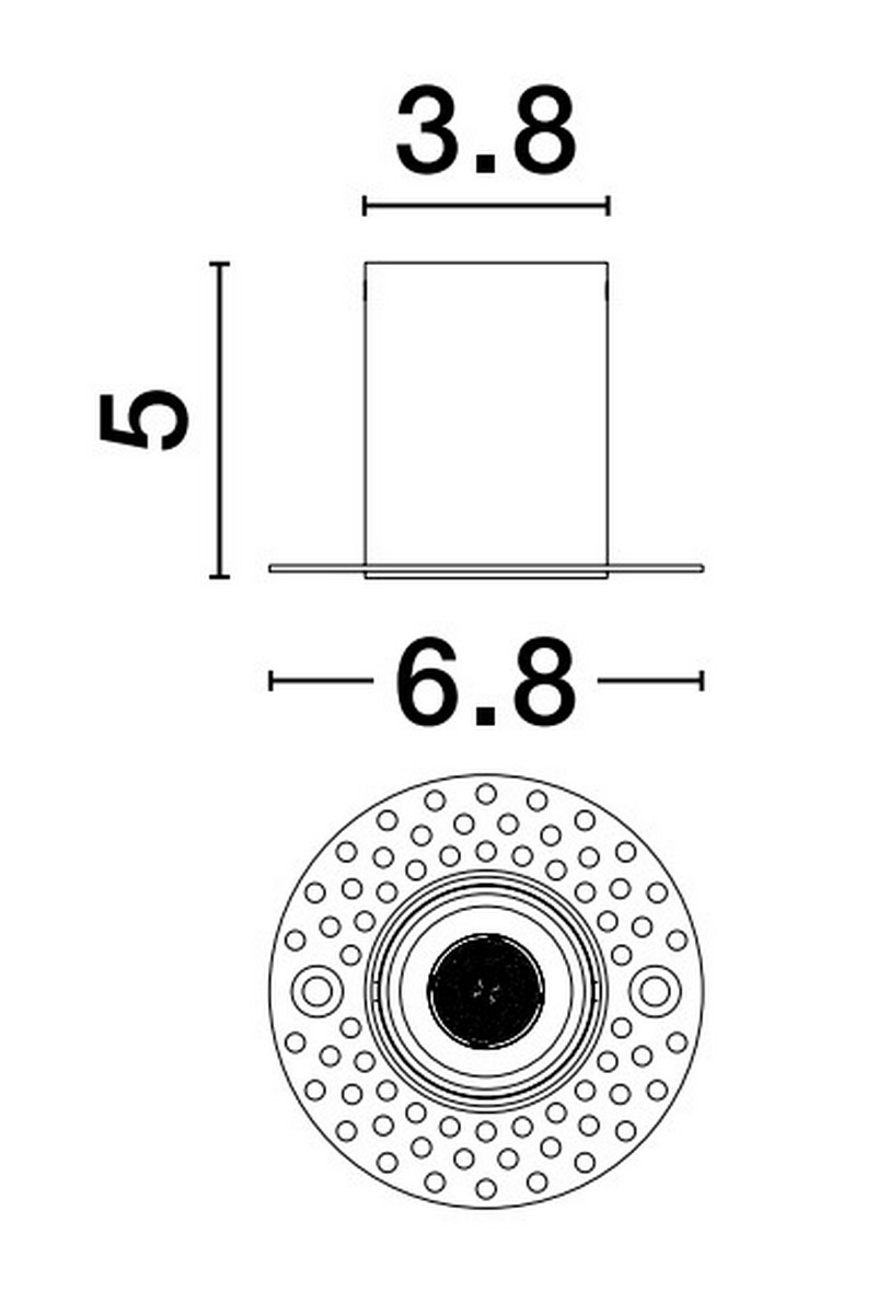 Trimless UHO 3W 214Lm CRI>90 UGR<17 15° 3000K IP20 220-240V White - Image 3