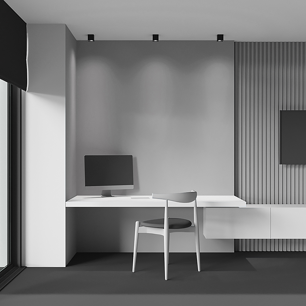 Ceiling lamp Alfa LED 12W 3000K square black - Image 3