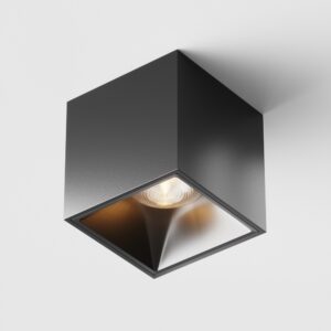 Ceiling lamp Alfa LED 12W 3000K square black
