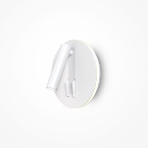 Seinalamp IOS Ø14cm 9W 3000K, taustakumaga, valge