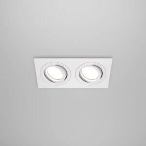 Downlight Atom 2xGU10 square white