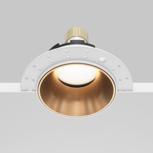 Downlight Share GU10 white/matte gold trimless
