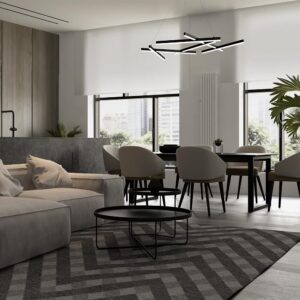 Pendant lamp LINE LED 75W 3100lm 3000K 101cm