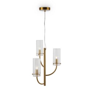 Pendant lamp Arco 35cm 3XG9 Brass