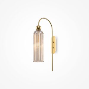 Wall lamp Antic 1xE14 amber-gold