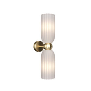 Wall lamp Antic 2xE14 gold-opal