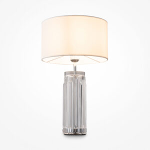 Table lamp Muse E27 53cm Chrome/White